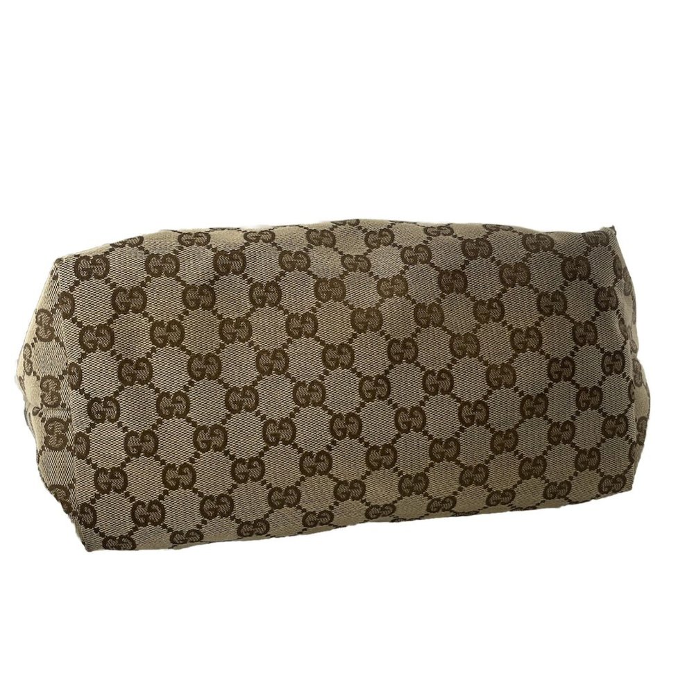 Gucci Canvas Sherry Line Tote Bag w COA - Picture 4 of 6
